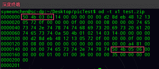 binary header for ipicture format